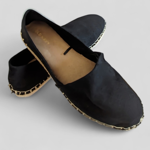 ❤️Old Navy Canvas Slip-on Espadrille Flats in Black - Picture 8 of 10